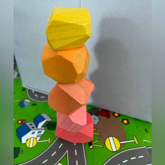 Solid Wood Stacking Boulders - Picture 3 of 4